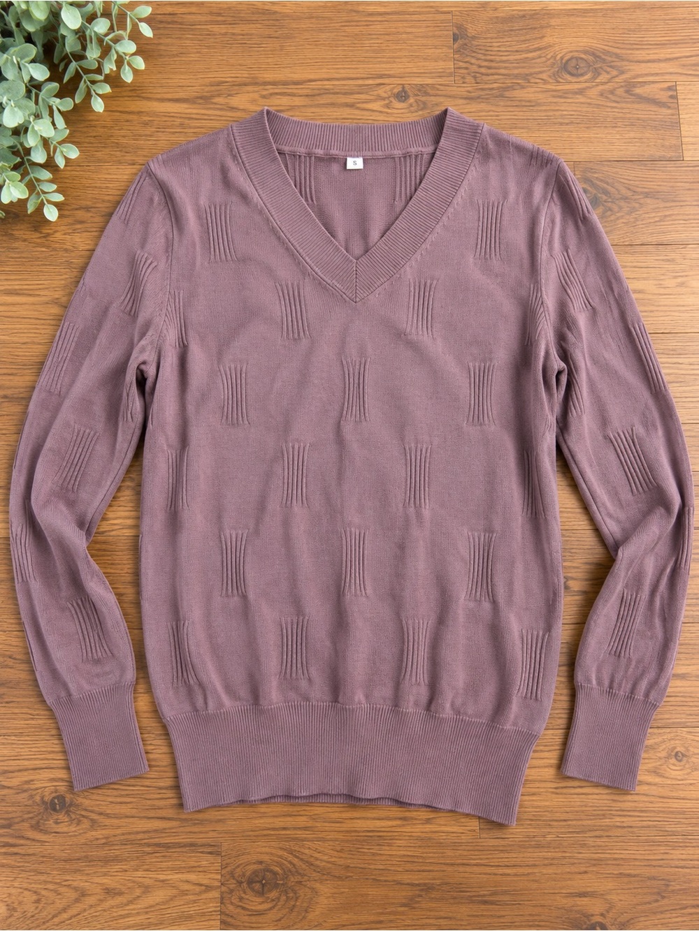 Amazon Women’s V-Neck Sweater - Mauve